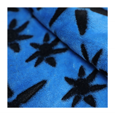 Double tissu mou latéral d'ouatine de flanelle imprimé cisaillé pour des vêtements de nuit de couverture de literie