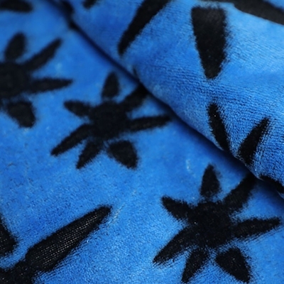 Double tissu mou latéral d'ouatine de flanelle imprimé cisaillé pour des vêtements de nuit de couverture de literie