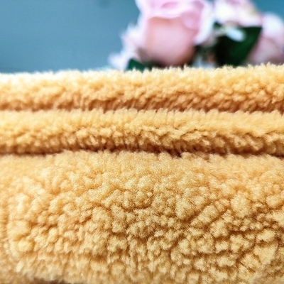 Tissu 100% d'ouatine de Sherpa de polyester