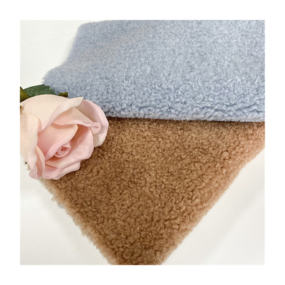 tissu d'ouatine de sherpa du polyester 390gsm