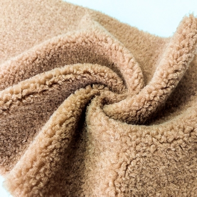 tissu d'ouatine de sherpa du polyester 390gsm