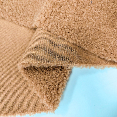 tissu d'ouatine de sherpa du polyester 390gsm