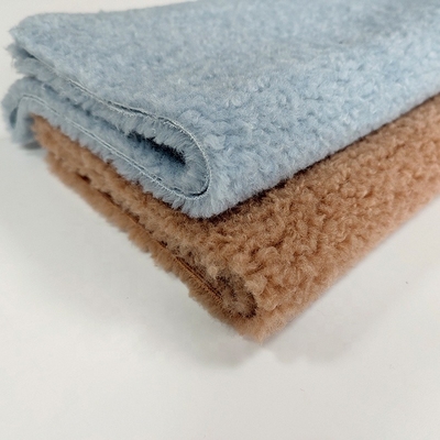 tissu d'ouatine de sherpa du polyester 390gsm