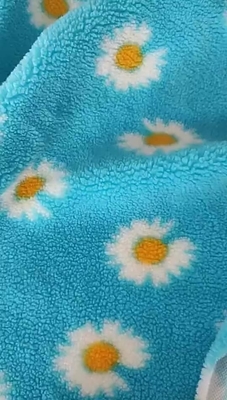Le tournesol 370gsm a imprimé l'ouatine de Sherpa pour Pillowslip Sofa Cover Bag