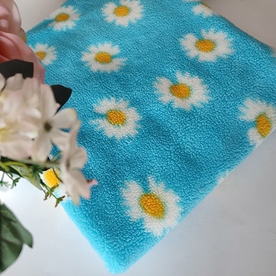 Le tournesol 370gsm a imprimé l'ouatine de Sherpa pour Pillowslip Sofa Cover Bag