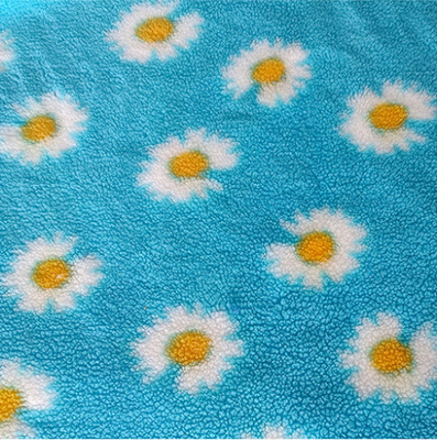 Le tournesol 370gsm a imprimé l'ouatine de Sherpa pour Pillowslip Sofa Cover Bag