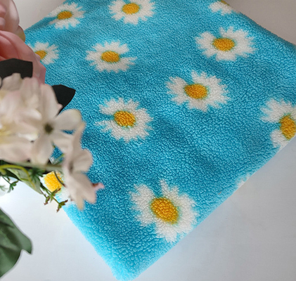 Le tournesol 370gsm a imprimé l'ouatine de Sherpa pour Pillowslip Sofa Cover Bag