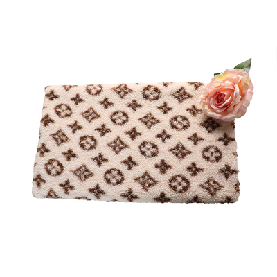Le côté simple Sherpa tondent rayer le tissu pour des femmes de veste que le vêtement couvre Pillowslip