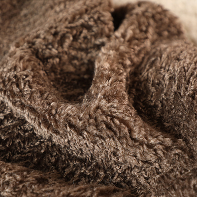 Le Faux Sherpa de couleur solide tondent le manteau extérieur de Teddy Bear 300gsm de tissu chaud