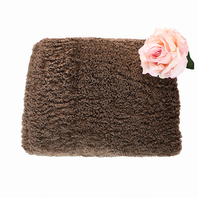Le Faux Sherpa de couleur solide tondent le manteau extérieur de Teddy Bear 300gsm de tissu chaud