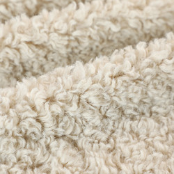 Le Faux Sherpa de couleur solide tondent le manteau extérieur de Teddy Bear 300gsm de tissu chaud