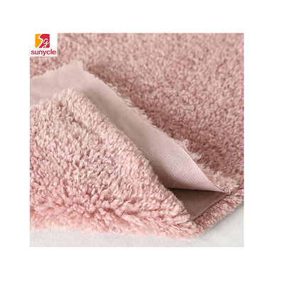 Tissu 390gsm 188F 58" 60" de Teddy Bear Curly Sherpa Fleece
