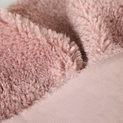 Tissu 390gsm 188F 58" 60" de Teddy Bear Curly Sherpa Fleece