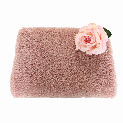 Tissu 390gsm 188F 58" 60" de Teddy Bear Curly Sherpa Fleece