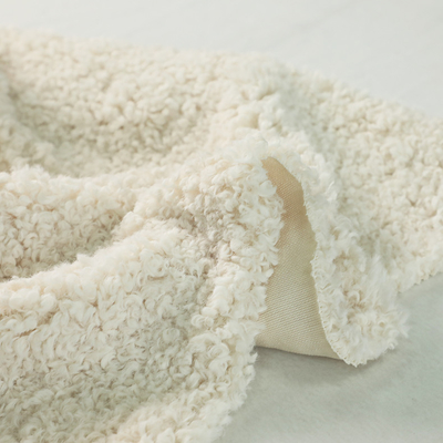 Le tissu lavable bouclé solide de Sherpa pour le manteau chaud d'hiver couvre le vêtement de Pillowslip
