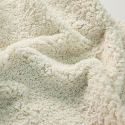 Le tissu lavable bouclé solide de Sherpa pour le manteau chaud d'hiver couvre le vêtement de Pillowslip