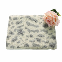 Sherpa imprimé par polyester 100% tondent le tissu 150D 288F 300gsm pour la chaise Pajams de sacs