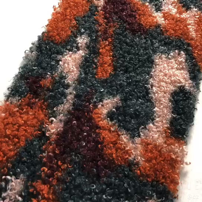 Le camouflage épais bouclé Sherpa tondent le polyester 100% du tissu 300gsm