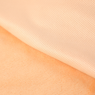 Peluche simple orange solide de short de Shu Velveteen Fabric 150gsm de côté pour Pillowslip Sofa Cover