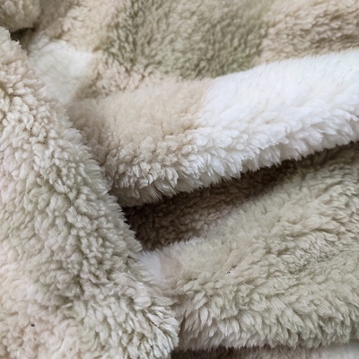 Polyester 100% de Shu Velveteen Fabric imprimé par plaid 280gsm