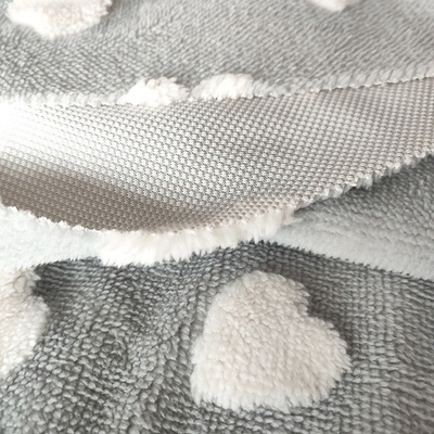 Polyester 100% un tissu mou latéral 250gsm 150D 288F de velventine