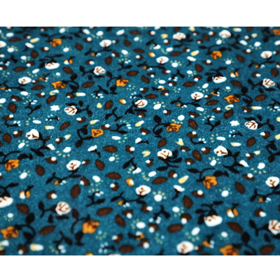 Tissu coréen 150gsm 75D 72F de velours de fleur de bande dessinée