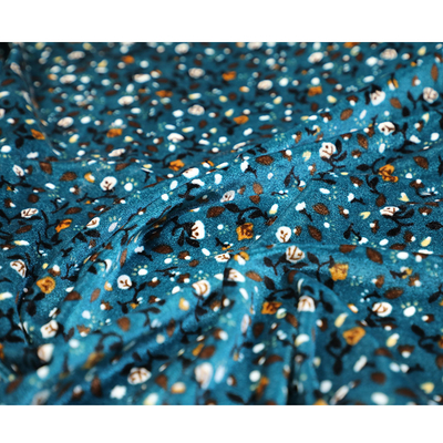 Tissu coréen 150gsm 75D 72F de velours de fleur de bande dessinée