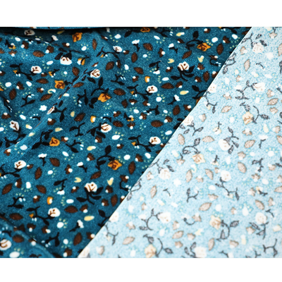 Tissu coréen 150gsm 75D 72F de velours de fleur de bande dessinée