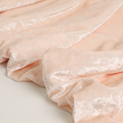 Tissu rose 150D 288F 240gsm de velours de polyester de Spandex