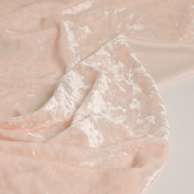 Tissu rose 150D 288F 240gsm de velours de polyester de Spandex