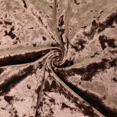 260gsm a écrasé le polyester 100% du tissu de tapisserie d'ameublement de velours 75D 72F