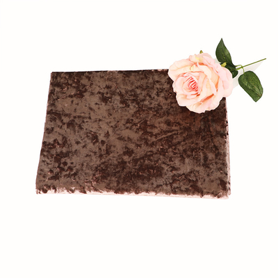 260gsm a écrasé le polyester 100% du tissu de tapisserie d'ameublement de velours 75D 72F