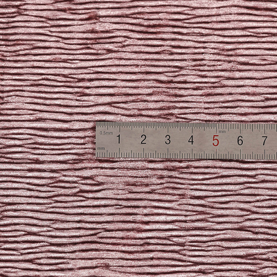 Le tissu coréen de velours plissé par pli solide a tricoté 260gsm