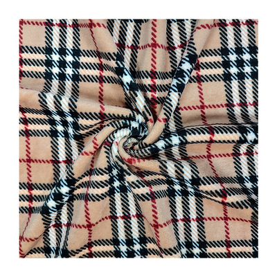 Spandex mou superbe de polyester du tissu 288F de la flanelle 240gsm pour des chaussures Sofa Cover