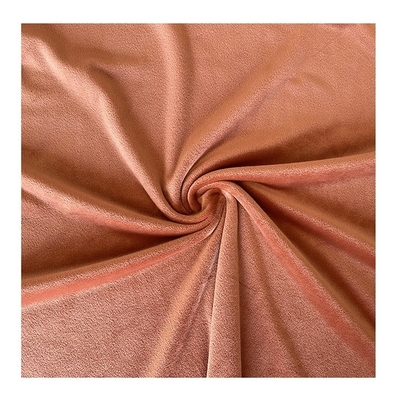 Tissu mou superbe Coral Red Double Side de couleur solide de polyester de Spandex