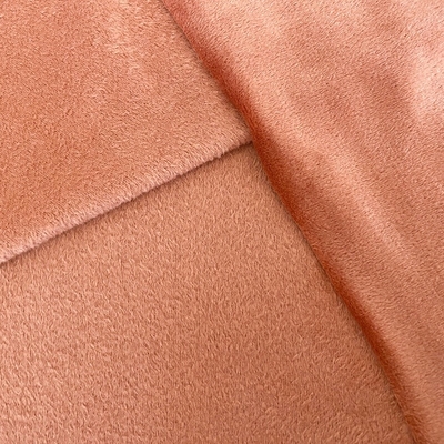 Tissu mou superbe Coral Red Double Side de couleur solide de polyester de Spandex