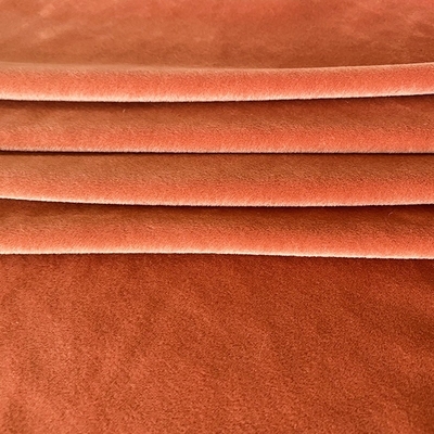 Tissu mou superbe Coral Red Double Side de couleur solide de polyester de Spandex