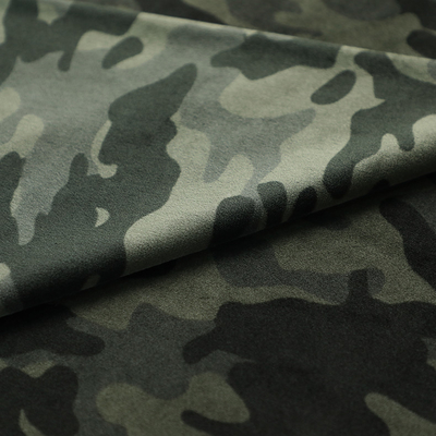 Le camouflage a imprimé le tissu mou superbe latéral simple 250gsm 288F