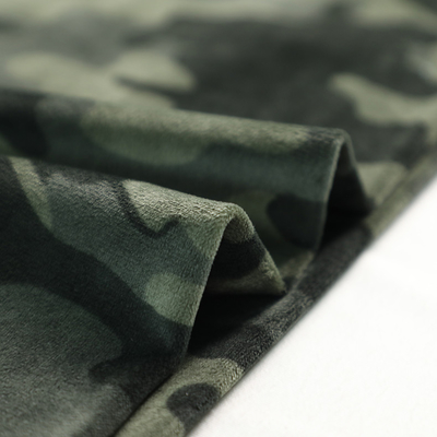 Le camouflage a imprimé le tissu mou superbe latéral simple 250gsm 288F