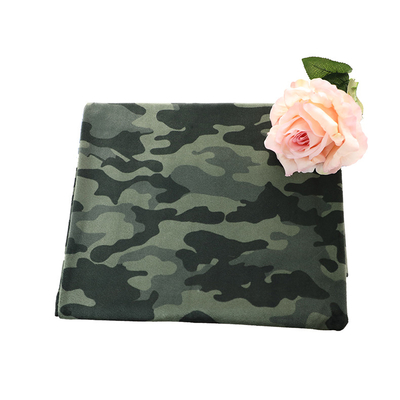 Le camouflage a imprimé le tissu mou superbe latéral simple 250gsm 288F