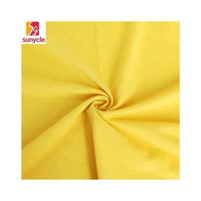 Le coton a tricoté le tissu simple 100gsm de débardeur pour la chemise met en sac le revêtement