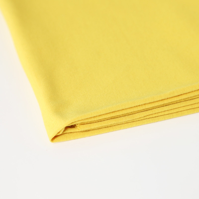 Le coton a tricoté le tissu simple 100gsm de débardeur pour la chemise met en sac le revêtement