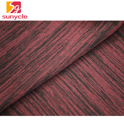 Le tissu simple 180gsm de débardeur du coton rouge 100 et noir gainent pour faire court des vêtements