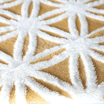 Jacquard de tournesol Shu Velveteen Fabric 280gsm pour la couverture à la maison Pillowslip de textile