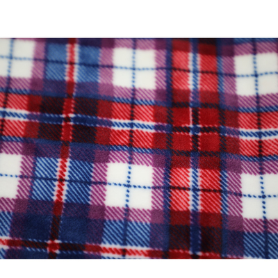 Tissu micro de l'ouatine 280gsm imprimé par plaid pour l'écharpe de vêtement