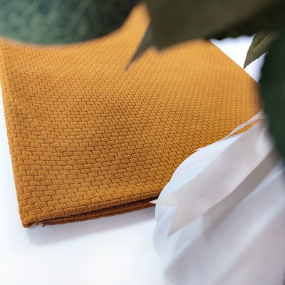 Polyester 100% micro de tissu d'ouatine du jacquard 150gsm