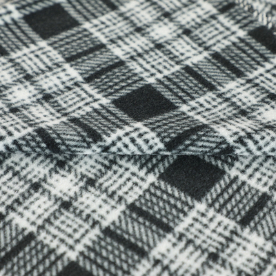 Le plaid 100% micro cationique de tissu d'ouatine de polyester a imprimé polaire pour Sofa Pillowslip Blankets