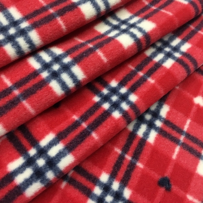 220gsm a modelé le tissu 150D 288F 58&quot; 60&quot; de laine polaire