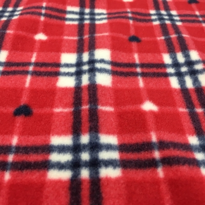 220gsm a modelé le tissu 150D 288F 58&quot; 60&quot; de laine polaire