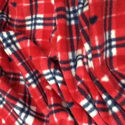 220gsm a modelé le tissu 150D 288F 58&quot; 60&quot; de laine polaire